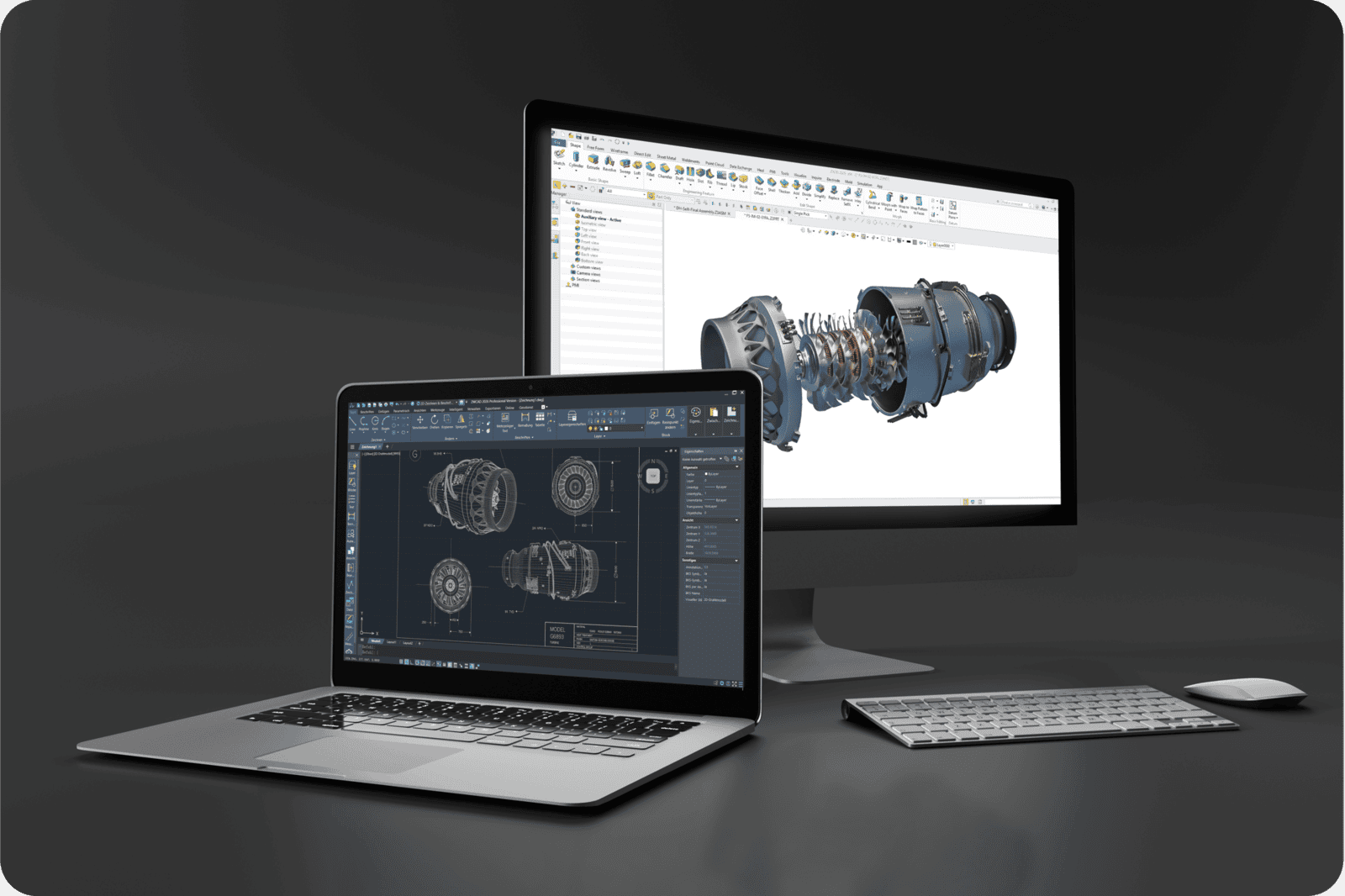ZWCAD ve ZW3D birlikte çalışan tasarım ortamı